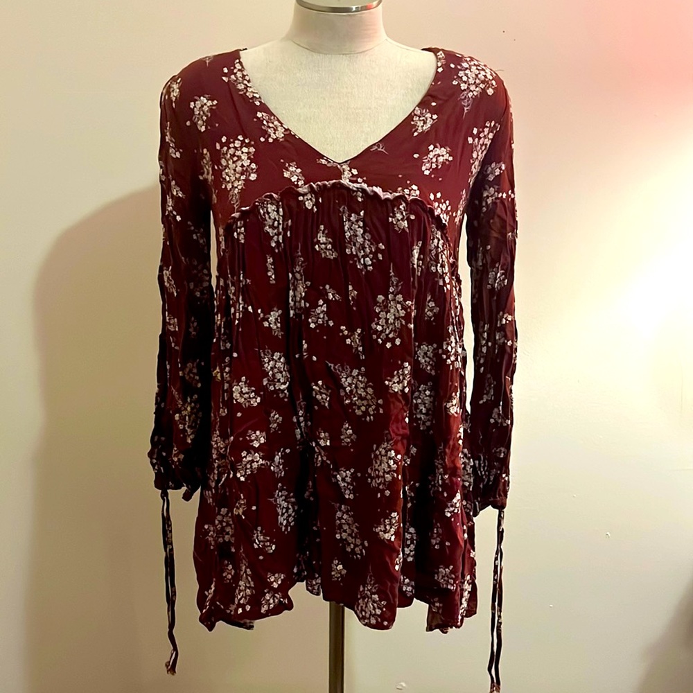 Long sleeve mini dress